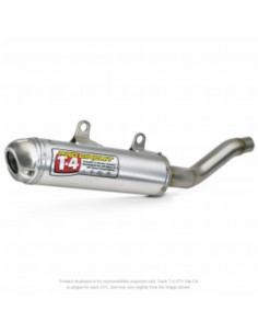 Silencieux PRO CIRCUIT T-4 alu brossé/casquette inox Honda TRX450 Sportrax