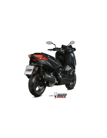 Silencieux MIVV Mover inox noir/casquette ABS noir Yamaha T-Max 300 Silencieux MIVV Mover inox noir/casquette ABS noir Yamaha T-Max 300