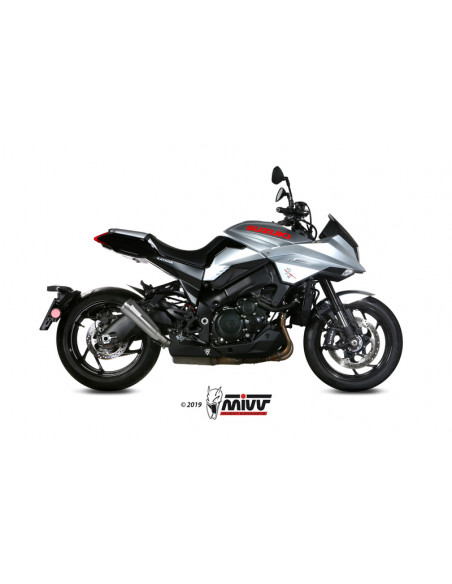 Silencieux MIVV Ghibli inox Suzuki GSX-S1000 Silencieux MIVV Ghibli inox Suzuki GSX-S1000