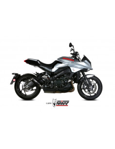 Silencieux MIVV MK3 Steel Black/casquette inox Suzuki GSX-S1000