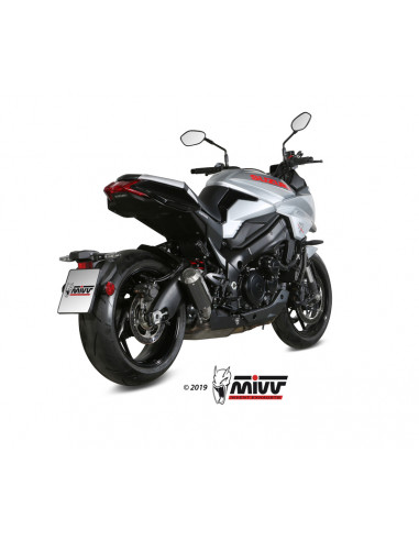 Silencieux MIVV MK3 carbone/casquette inox Suzuki GSX-S1000