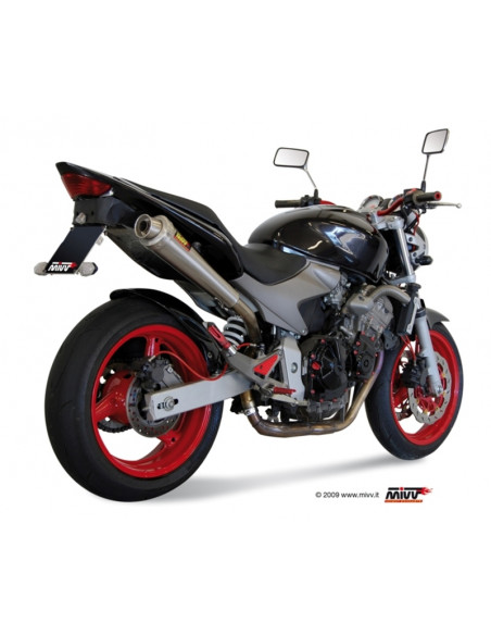 Silencieux MIVV X-Cone inox brossé Honda CB600F Hornet Silencieux MIVV X-Cone inox brossé Honda CB600F Hornet