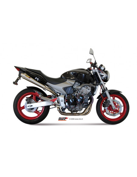 Silencieux MIVV X-Cone inox brossé Honda CB600F Hornet Silencieux MIVV X-Cone inox brossé Honda CB600F Hornet