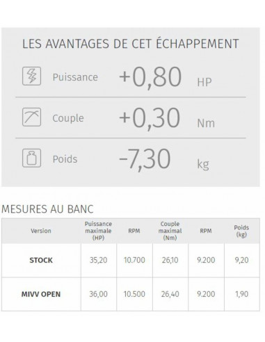 Silencieux MIVV GP inox noir casquette carbone Yamaha MT-03 Silencieux MIVV GP inox noir casquette carbone Yamaha MT-03