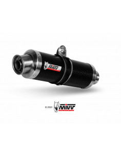 Silencieux double MIVV GP X1 carbone/casquette inox Kawasaki ZX-10R 2