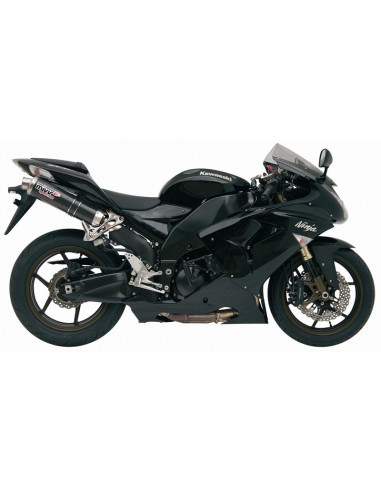 Silencieux double MIVV GP X1 carbone/casquette inox Kawasaki ZX-10R