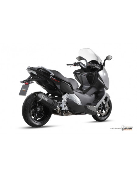 Silencieux MIVV Speed Edge Black inox noir/casquette carbone BMW C 600 Sport Silencieux MIVV Speed Edge Black inox noir/casquette carbone BMW C 600 Sport