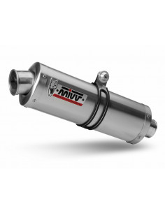 Silencieux MIVV Oval acier inox/casquette inox Suzuki 2