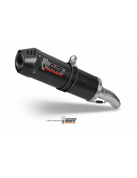 Silencieux double MIVV Oval Carbon Cap carbone Kawasaki ZZR1400 Silencieux double MIVV Oval Carbon Cap carbone Kawasaki ZZR1400