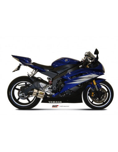 Silencieux MIVV Suono inox/casquette carbone Yamaha YZF-R6 Silencieux MIVV Suono inox/casquette carbone Yamaha YZF-R6