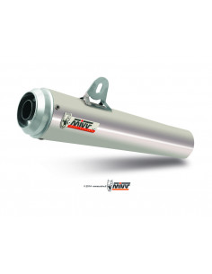 Silencieux MIVV X-Cone Plus inox satiné/casquette alu Suzuki GSX-R600/GSX-R750 2