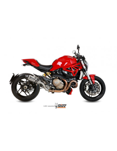 Silencieux MIVV Speed Edge inox/casquette carbone Ducati Monster 1200 Silencieux MIVV Speed Edge inox/casquette carbone Ducati Monster 1200