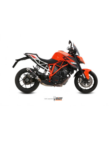 Silencieux MIVV GP inox brossé noir KTM 1290 Super Duke Silencieux MIVV GP inox brossé noir KTM 1290 Super Duke