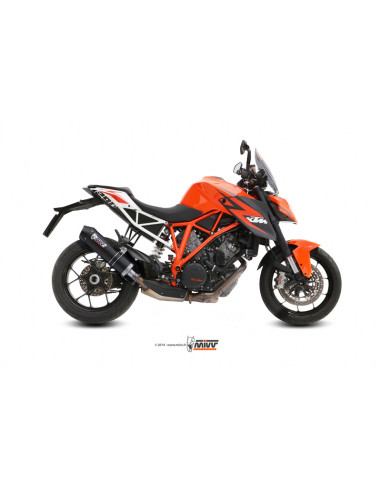 Silencieux MIVV Oval Carbon Cap carbone KTM 1290 Super Duke R Silencieux MIVV Oval Carbon Cap carbone KTM 1290 Super Duke R