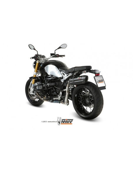 Silencieux MIVV Suono inox/casquette carbone BMW R1200 nineT Silencieux MIVV Suono inox/casquette carbone BMW R1200 nineT