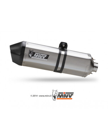 Silencieux MIVV Speed Edge inox/casquette carbone BMW F800R Silencieux MIVV Speed Edge inox/casquette carbone BMW F800R