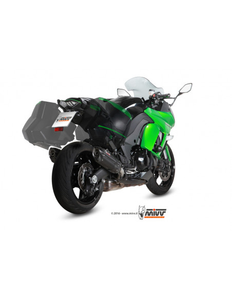 Silencieux MIVV Suono Black inox noir/casquette carbone Kawasaki Z1000SX Silencieux MIVV Suono Black inox noir/casquette carbone Kawasaki Z1000SX