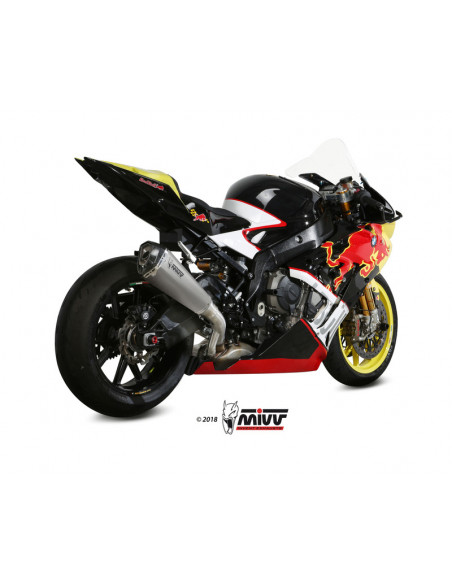 Silencieux MIVV Delta Race inox/casquette carbone BMW S1000RR Silencieux MIVV Delta Race inox/casquette carbone BMW S1000RR