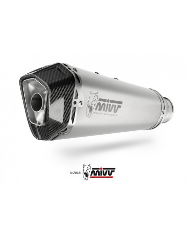 Silencieux MIVV Delta Race inox/casquette carbone BMW S1000RR Silencieux MIVV Delta Race inox/casquette carbone BMW S1000RR