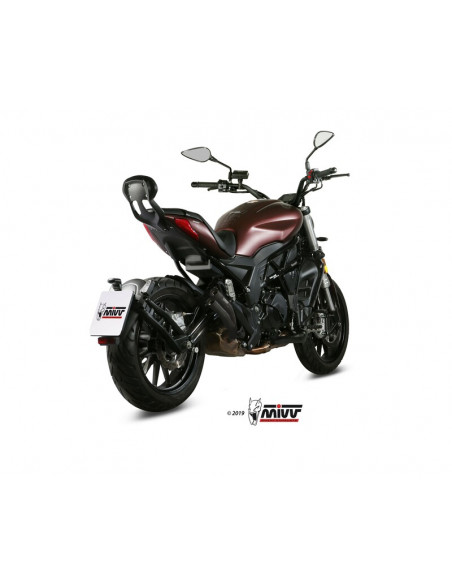 Silencieux MIVV Double Gun Full inox noir Benelli 502C Silencieux MIVV Double Gun Full inox noir Benelli 502C