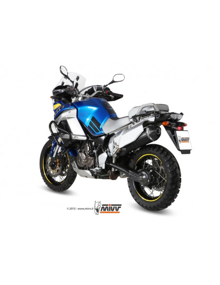 Silencieux MIVV Speed Edge inox noir/casquette carbone Yamaha XT-Z 1200 Super Ténéré Silencieux MIVV Speed Edge inox noir/casquette carbone Yamaha XT-Z 1200 Super Ténéré