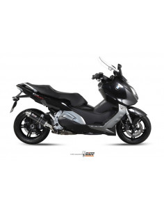 Silencieux MIVV GP carbone/casquette inox BMW C600 Sport/GT 2