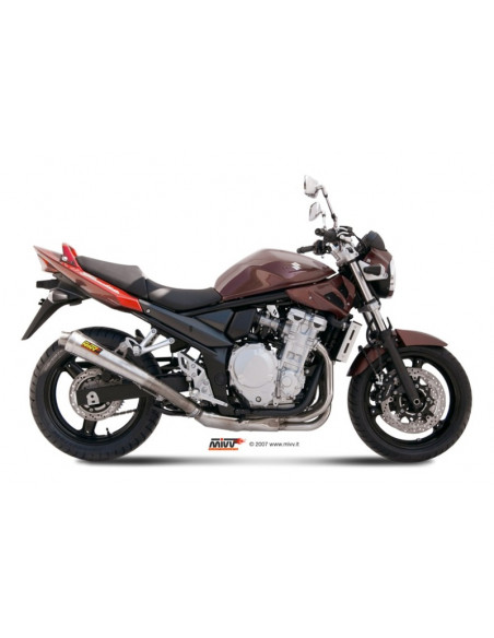 Silencieux MIVV X-Cone inox brossé Suzuki GSX650F/GSF650 Bandit Silencieux MIVV X-Cone inox brossé Suzuki GSX650F/GSF650 Bandit
