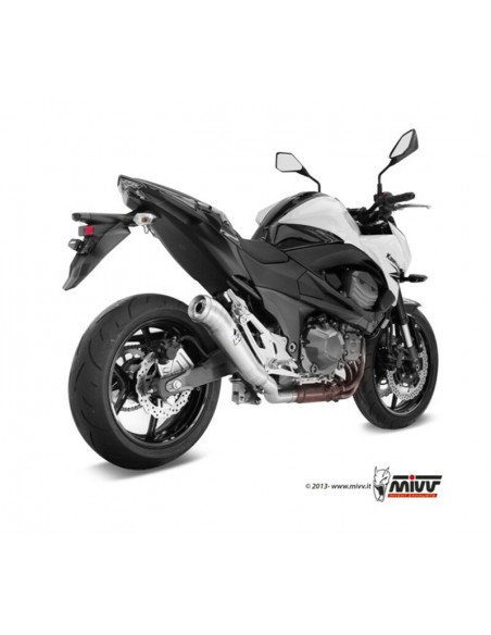 Silencieux MIVV Ghibli inox Kawasaki Z800 e Silencieux MIVV Ghibli inox Kawasaki Z800 e