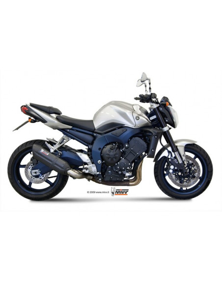 Silencieux MIVV Suono inox brossé noir/casquette carbone  Yamaha FZ1/FZ1 Fazer Silencieux MIVV Suono inox brossé noir/casquette carbone  Yamaha FZ1/FZ1 Fazer