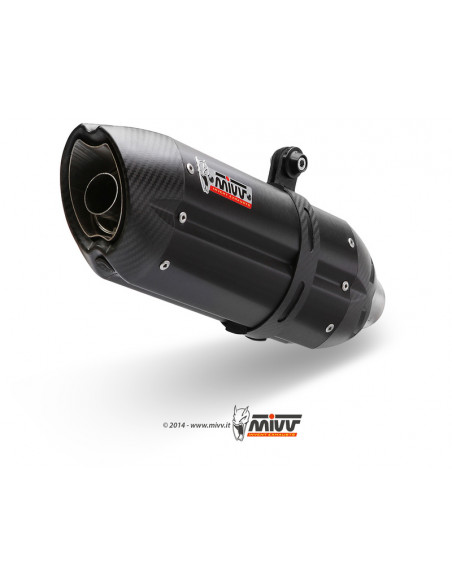 Silencieux MIVV Suono inox brossé noir/casquette carbone  Yamaha FZ1/FZ1 Fazer Silencieux MIVV Suono inox brossé noir/casquette carbone  Yamaha FZ1/FZ1 Fazer