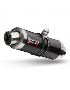 Silencieux MIVV GP inox noir/casquette inox Kawasaki Z1000SX