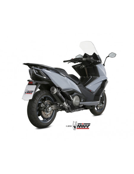 Silencieux MIVV GP Pro carbone/casquette inox Kymco AK 550
