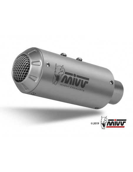 Silencieux MIVV MK3 inox/casquette inox Kawasaki ZX6R 636 Silencieux MIVV MK3 inox/casquette inox Kawasaki ZX6R 636