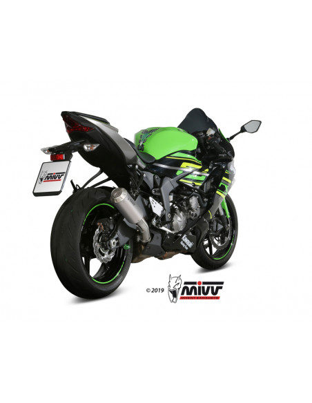Silencieux MIVV MK3 inox/casquette inox Kawasaki ZX6R 636 Silencieux MIVV MK3 inox/casquette inox Kawasaki ZX6R 636