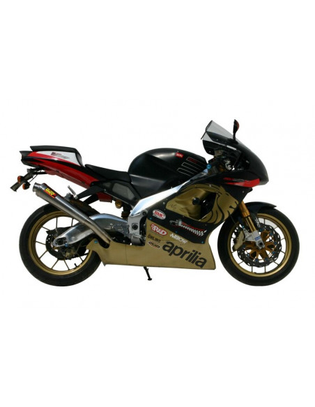 Silencieux MIVV X-Cone inox brossé Aprilia RSV1000 Silencieux MIVV X-Cone inox brossé Aprilia RSV1000