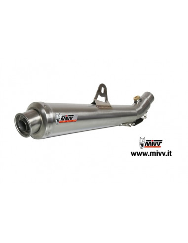 Silencieux MIVV X-Cone inox brossé Aprilia RSV1000 Silencieux MIVV X-Cone inox brossé Aprilia RSV1000