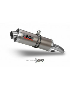 Silencieux double MIVV Oval Classic inox Yamaha TDM900