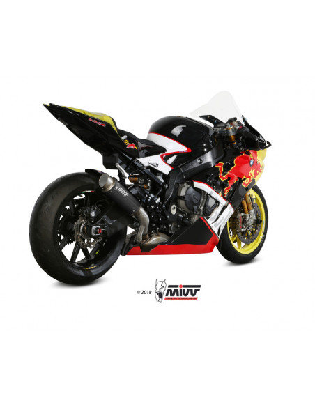 Silencieux MIVV GP Pro inox noir/casquette inox BMW S1000RR Silencieux MIVV GP Pro inox noir/casquette inox BMW S1000RR