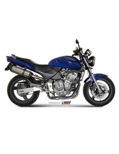 Silencieux MIVV Suono inox/casquette carbone Honda CB600F Hornet 2