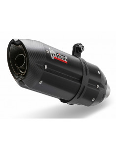 Silencieux MIVV Suono inox noir/casquette carbone Ducati Hypermotard/Evo 1100 2