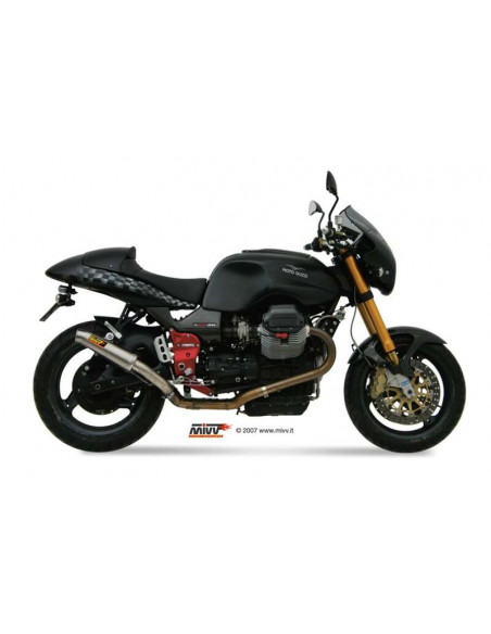 Silencieux double MIVV X-Cone inox Motoguzi V11 Silencieux double MIVV X-Cone inox Motoguzi V11