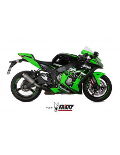 Silencieux MIVV GP-Pro titane/casquette titane Kawasaki ZX-10R 2