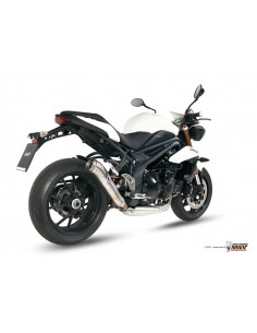 Silencieux MIVV Ghibli inox Triumph Speed Triple 1050
