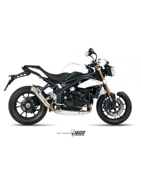 Silencieux MIVV Ghibli inox Triumph Speed Triple 1050 Silencieux MIVV Ghibli inox Triumph Speed Triple 1050