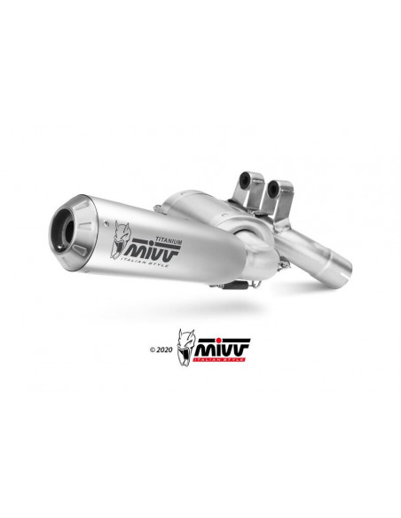 Silencieux MIVV X-M1 - titane/inox BMW F900R Silencieux MIVV X-M1 - titane/inox BMW F900R