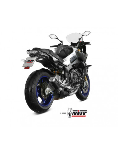 Silencieux MIVV MK3 Carbon/casquette inox Yamaha MT-10