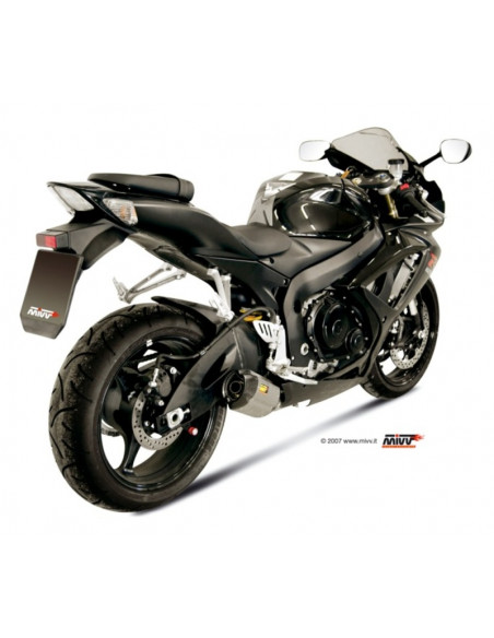 Silencieux MIVV Suono inox/casquette carbone Suzuki GSX-R600/GSX-R750 Silencieux MIVV Suono inox/casquette carbone Suzuki GSX-R600/GSX-R750