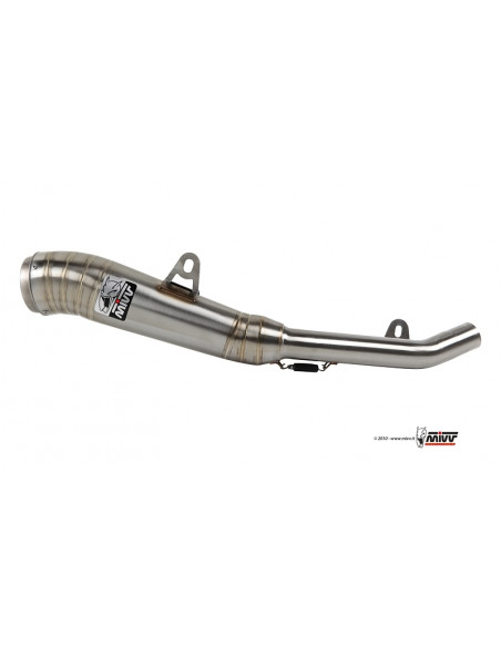 Silencieux double MIVV Ghibli inox Suzuki GSX-R1000