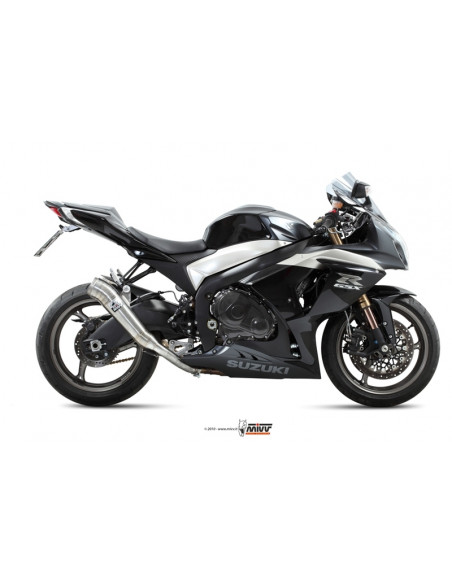 Silencieux double MIVV Ghibli inox Suzuki GSX-R1000