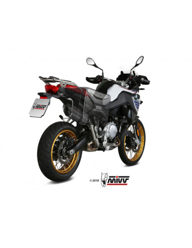 Silencieux MIVV Suono inox/casquette carbone BMW F850GS Silencieux MIVV Suono inox/casquette carbone BMW F850GS